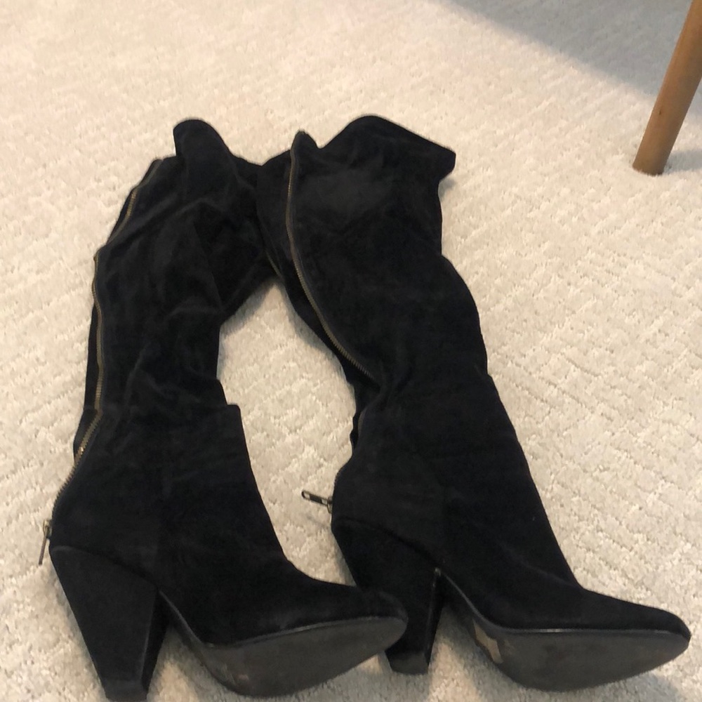 Steve Madden Over The Knee Wedge Boot - image 1